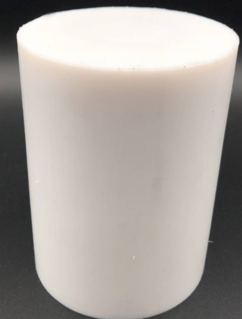 PTFE ROD WHITE COLOR ROUND BAR 180MM DIAMETER