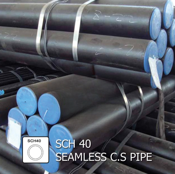 1 1/2" @ 40MM X 6 METRE SEAMLESS CARBON STEEL SCH 40 PIPE