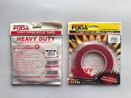 Fuda Double Side Heavyduty Acrylic Tape 1 inch