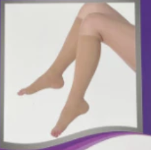 PHYSIO-FIT PhysioFit Open Toe Thigh Length Graduated Compression Stockings - M