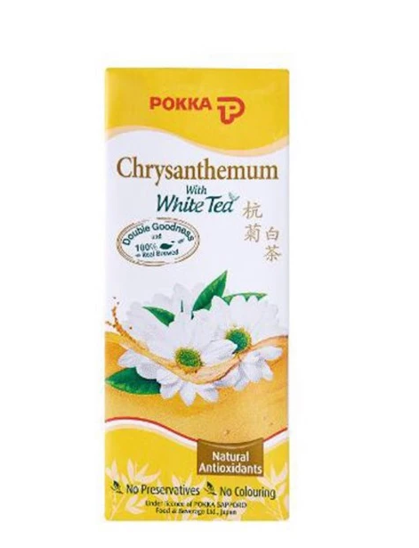Pokka Chrysanthemum White Tea 4 x 6 pcs x 250ml