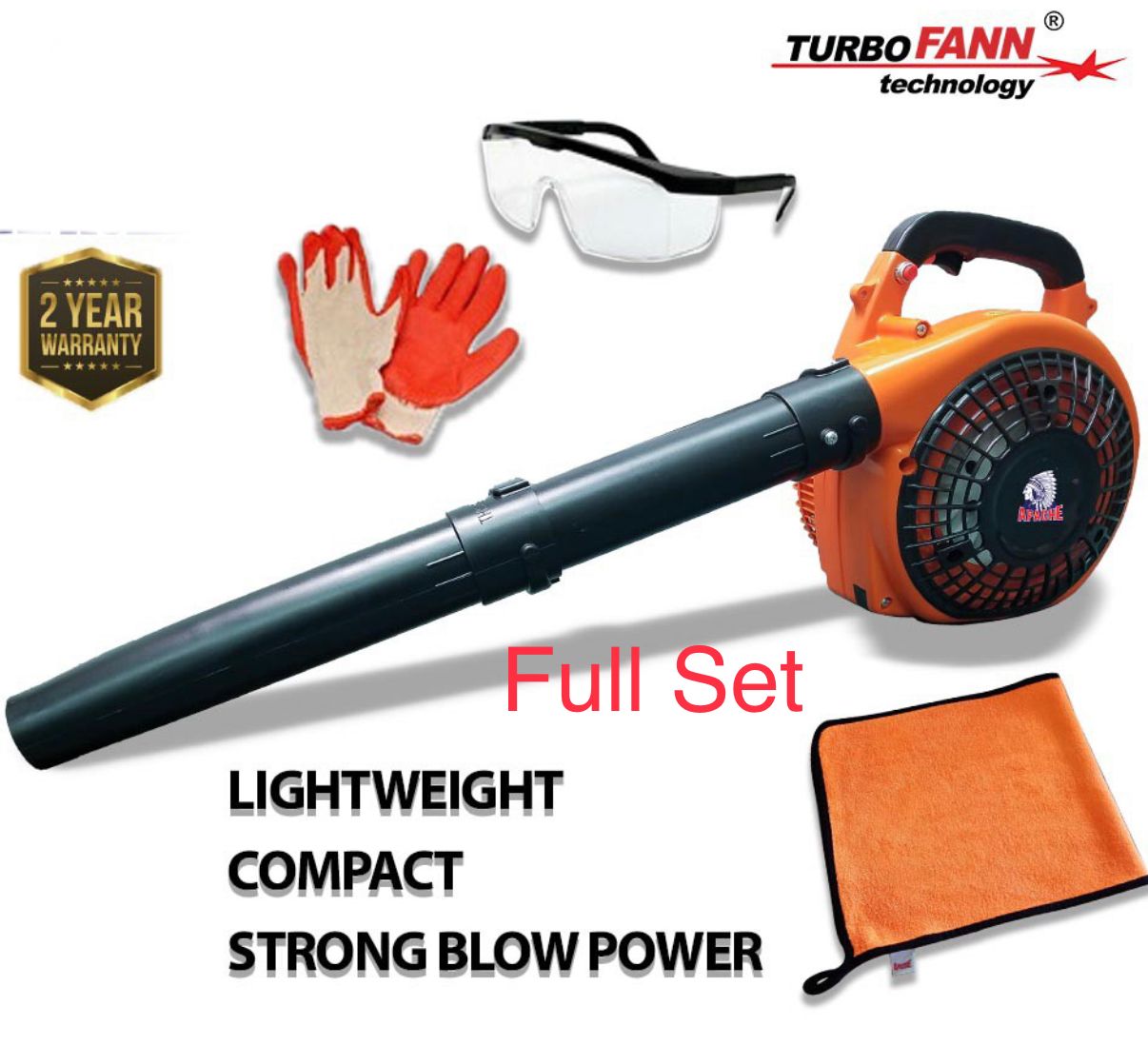 Apacher Blower Portable Compact One Hand Heavy Duty