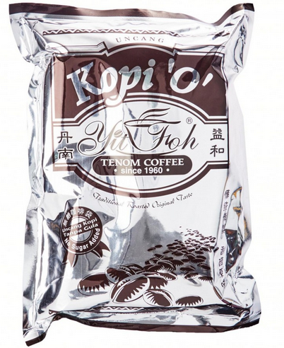 Kopi Tenom Coffee Kopi O (black coffee without sugar) 1 pek 12 sachet x 10g