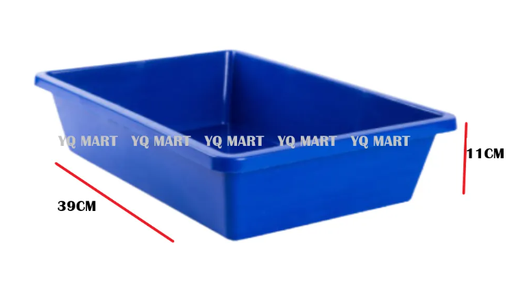 RECTANGULAR PLASTIC TRAY/STORAGE FOOD TRAY/RECTANGULAR BASIN/PLASTIC BASIN/BEKAS PLASTIK