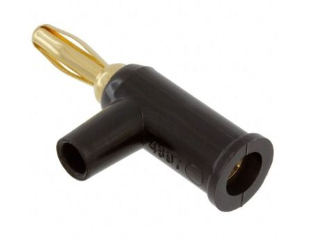 Fluke PJKPL 4897-0 Banana Plug, Gold Pl (black)
