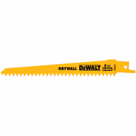 Dewalt PKT 5 RECIPROCATING SAW BLADES 9" 6 T