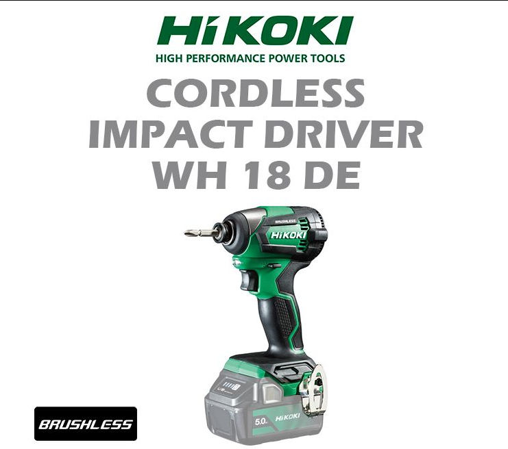 HIKOKI CORDLESS IMPACT DRIVER WH18DE
