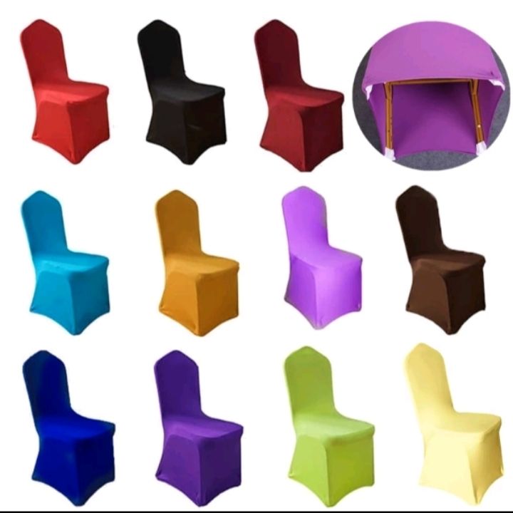 Magic Full Dining Chair Covers Flexible Nice Colorful Stretch Elastic Spandex Fabric