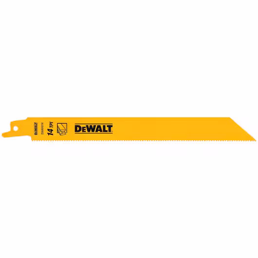 Dewalt PKT 5 RECIPROCATING SAW BLADES 8" 14 T