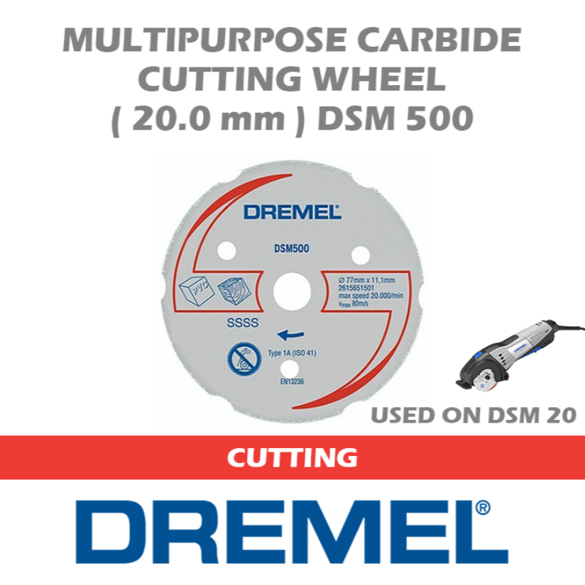 DREMEL MULTIPURPOSE CARBIDE CUTTING WHEEL DSM500