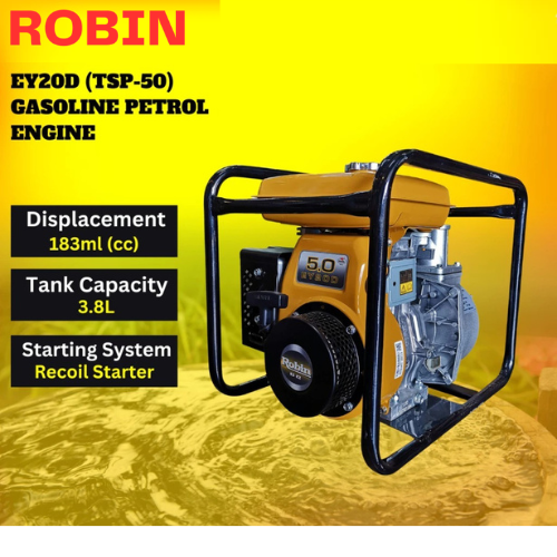 Robin EY20D Poker Engine Pump 5Hp High Pressure