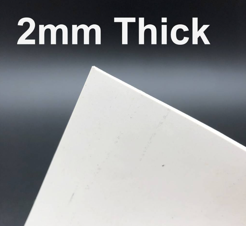 WHITE NEOPRENE RUBBER SHEET 2MM THICK HARDNESS 60 SHOREA