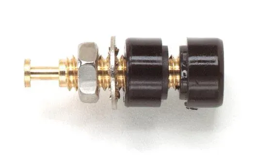 Fluke PJKPL 3542-0 Pin Tip Jack Gold Pl 10/pkg (black)