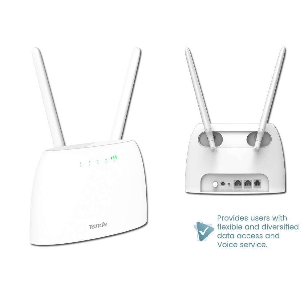 TENDA N300 WI-FI 4G VOLTE ROUTER INTERNET & VOICE SERVICE ON ONE ROUTER