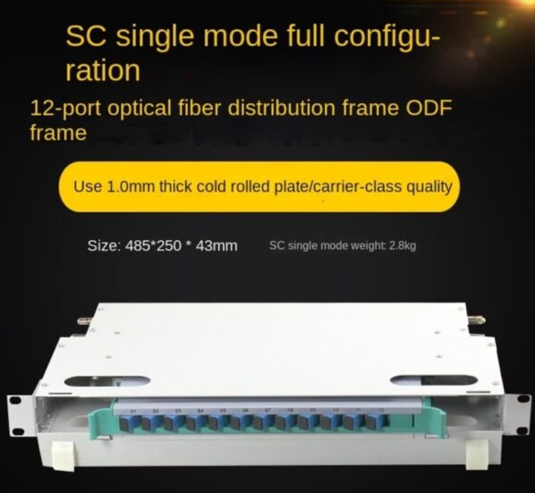12/24 CORE FULL SPEC TELECOM-GRADE OPTICAL DISTRIBUTION FRAME ODF RACK OPTICAL CABLE WELDING BOX ODF101