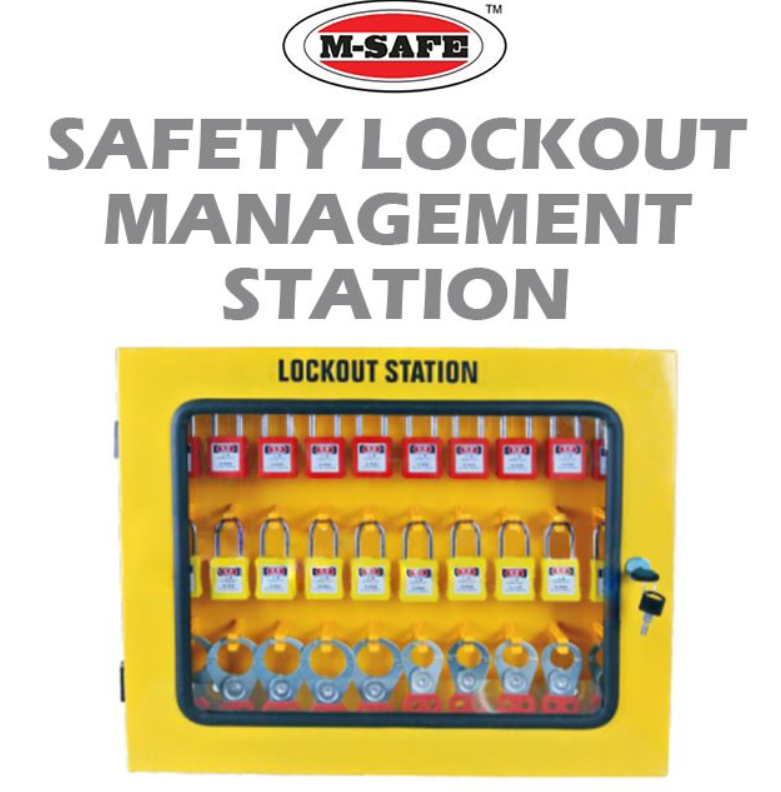 M-SAFE SAFETY LOCKOUT MANAGEMENT STATION M-X08 / • Dimension W560 x H460 X D70mm.