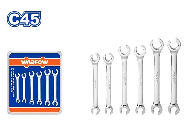 8-24MM WADFOW WDS2406 6-PIECE 2-HEAD WRENCH SET