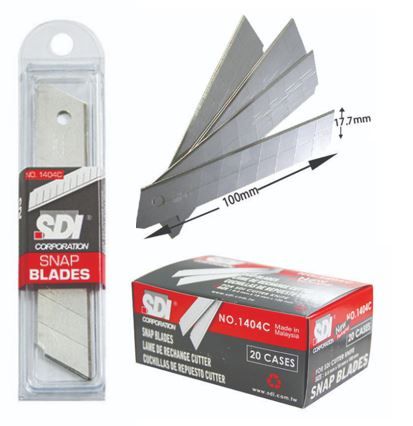 QP [BTB] SDI Snap Blade 1404C 18mmx100mm (5's)