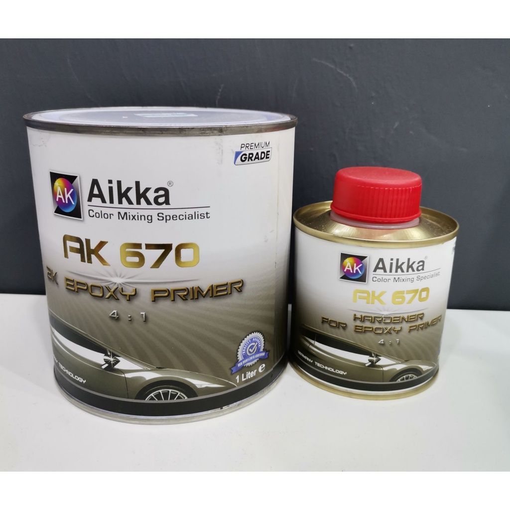 AIKKA 670 2K EPOXY PRIMER & HARDENER 4:1 AK670