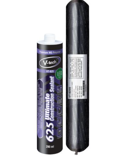 V -TECH VT625S (600ML) ULTIMATE CONSTRUCTION SEALANT - GENERAL PURPOSE SEALANT BASED ON ADVANCED MS POLYMER TECHNOLOGY