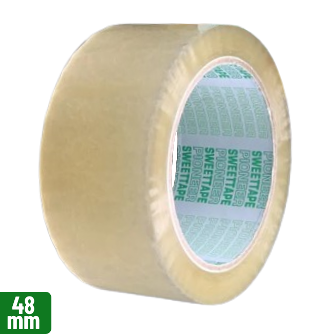 QP Pioneer OPP Tape 48mmx40yds (43mic) Transparent