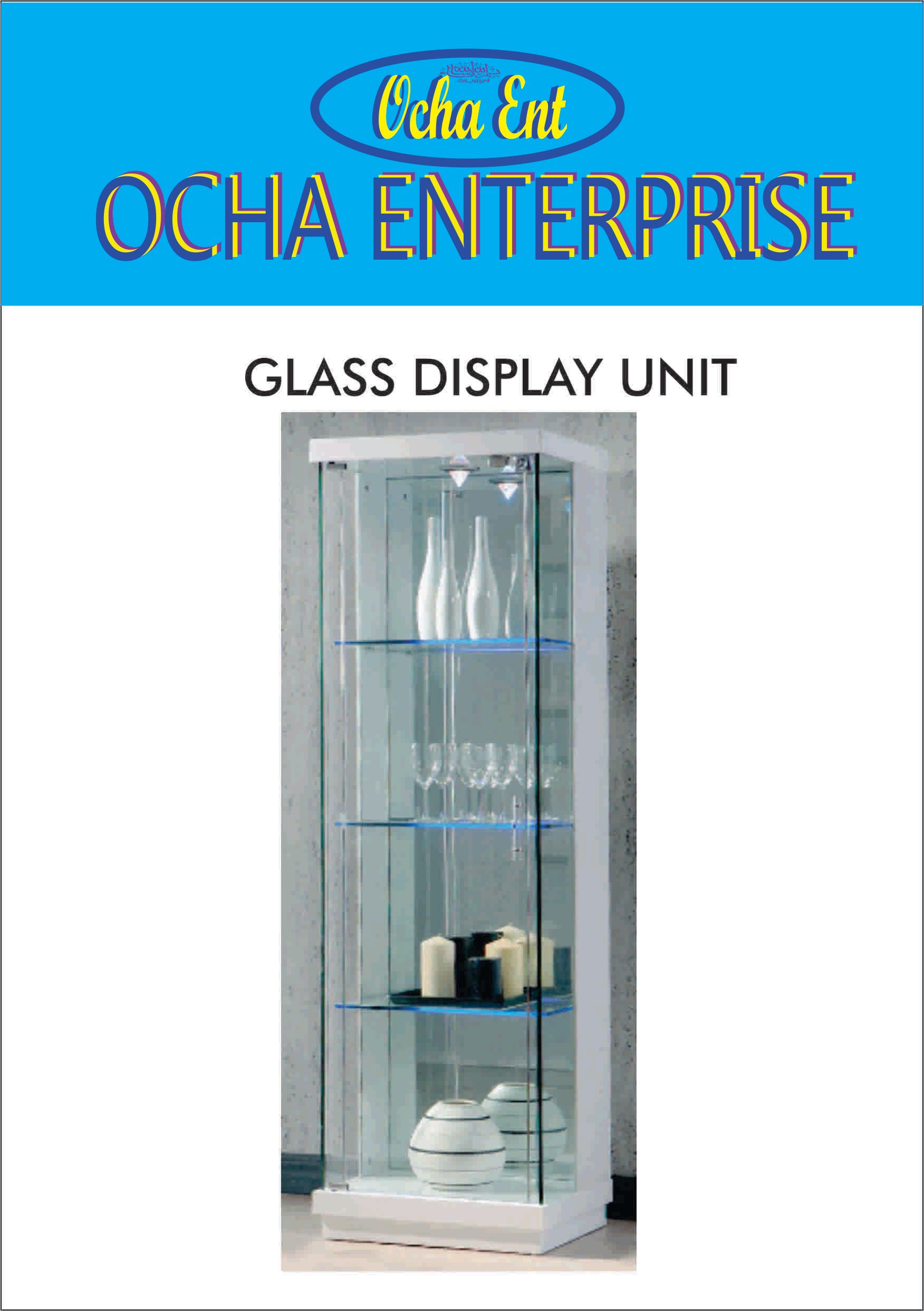 GLASS DISPLAY UNIT