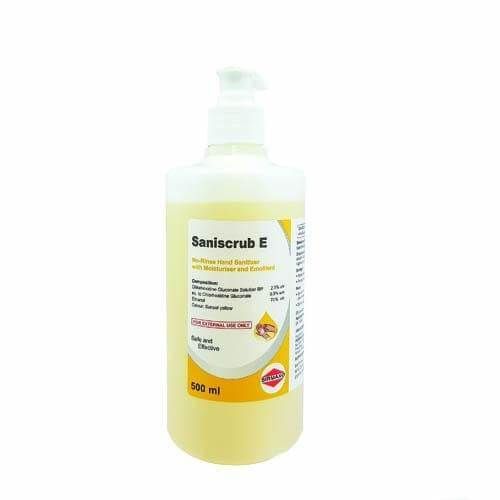 Saniscrub E Solution 500ml-Hand Sanitizer-Free delivery cas