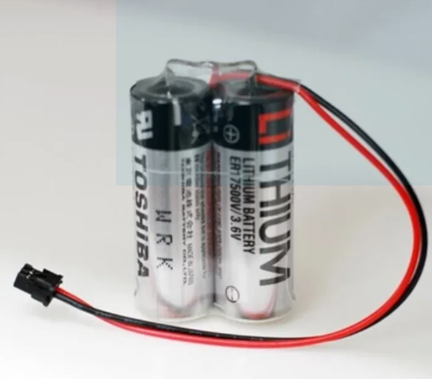 TOSHIBA 2ER17500V (3.6V 5.4AH) BATTERY 1BATTERY PACK ER17500V 2 COMBINATIONS