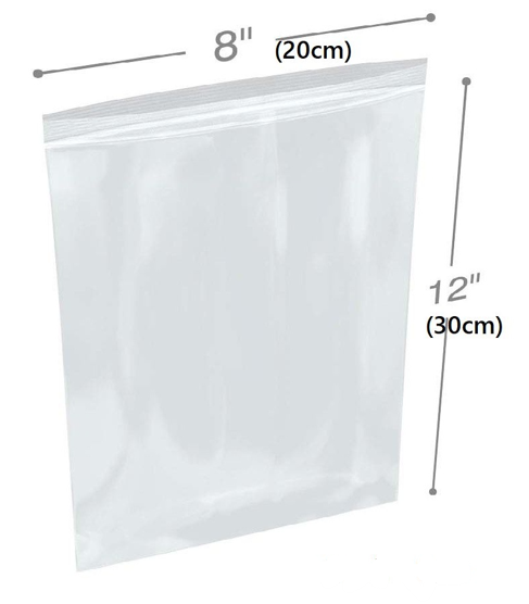 - LDPE Clear Zipper Bag - Plain (500pcs)