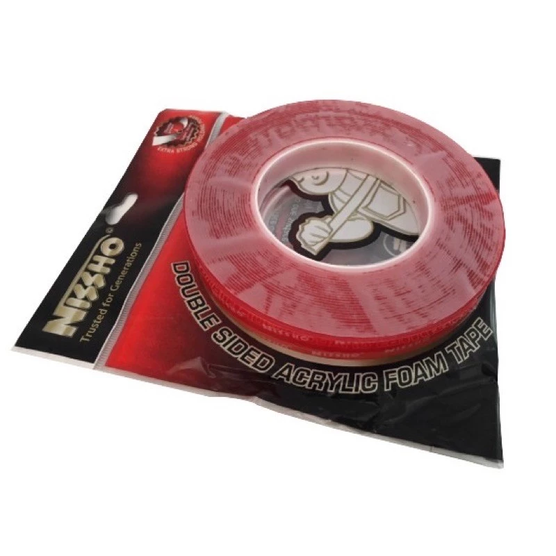 Nissho Double Sided Acrylic Clear Tape 18mm x 8m