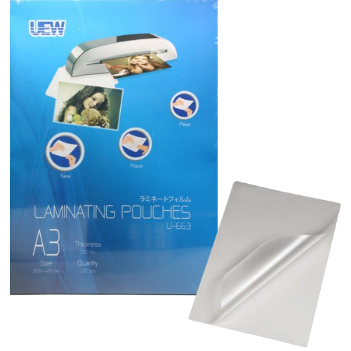 QP Poucher Film A3 100mic 303x426mm 100's