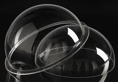 Semi-Round Acrylic Ball Dust Cover Plastic Display Capsule Clear Half Round Cup 65DP
