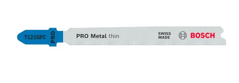 BOSCH PRO METAL THIN T121GFC JIGSAW BLADE, 92 MM, 5 PCS (2608655104)