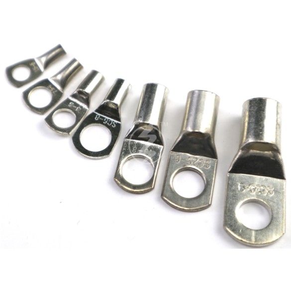 NO BRAND Cable Lug Ring Terminals, Connectors, Tin Plated Pure Copper