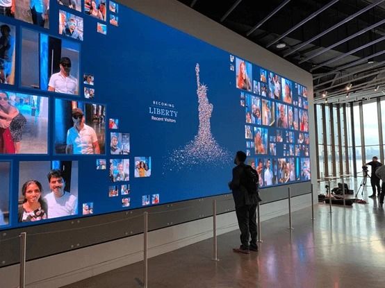 NA INDOOR TRANSPARENT LED DISPLAY SCREEN WITH COMPLETE SYSTEM PROCESSING UNIT