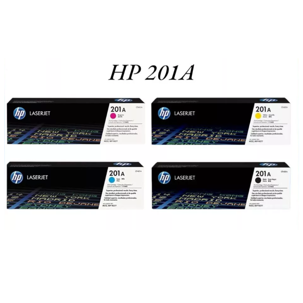 HP 201A Original LaserJet Toner Cartridge HP CF400A / CF401A / CF402A / CF403A M252dw, M252n, M274n CF400 CF401 CF402 CF