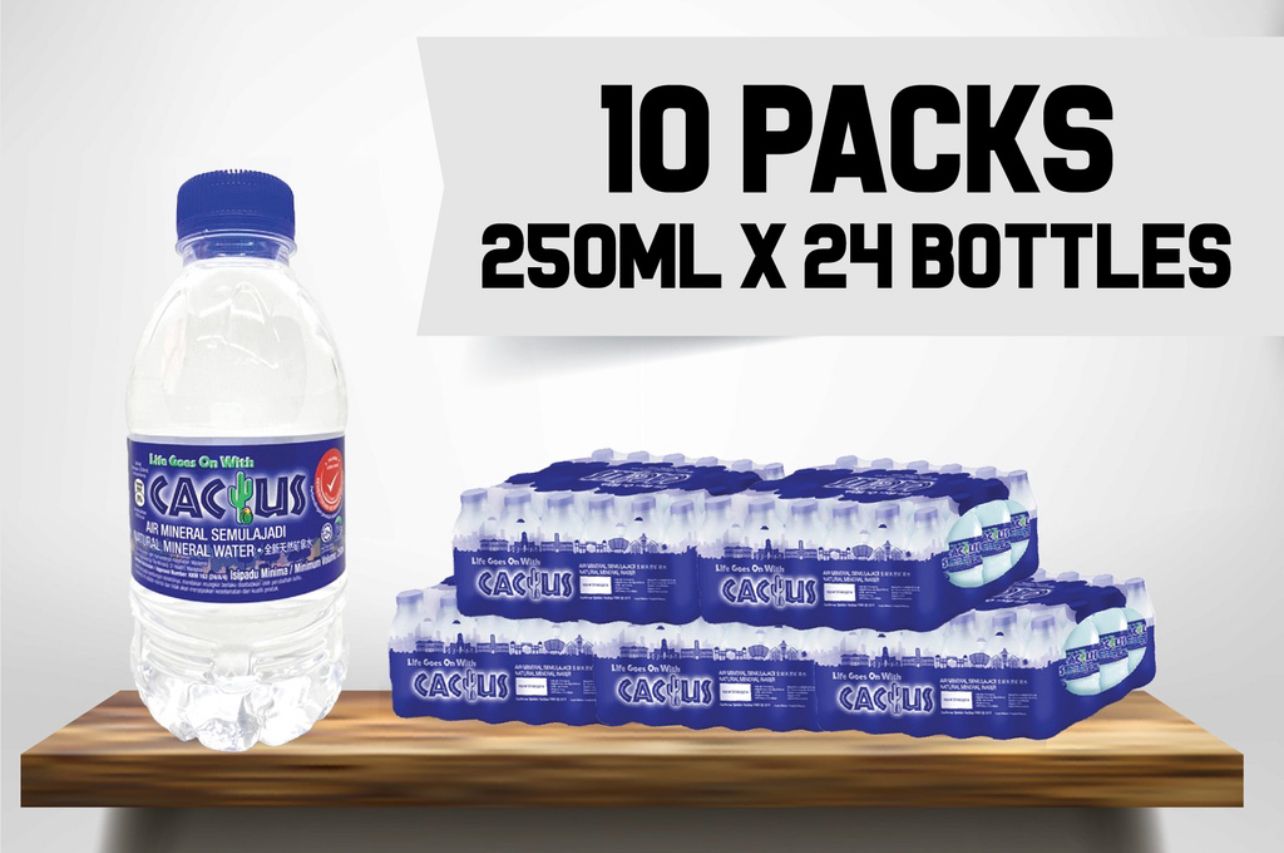 Cactus Mineral Water Cactus 250ml x 10pack