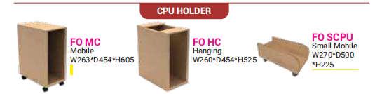 OFIS FO SERIES CPU HOLDER _ COLOUR BEECH