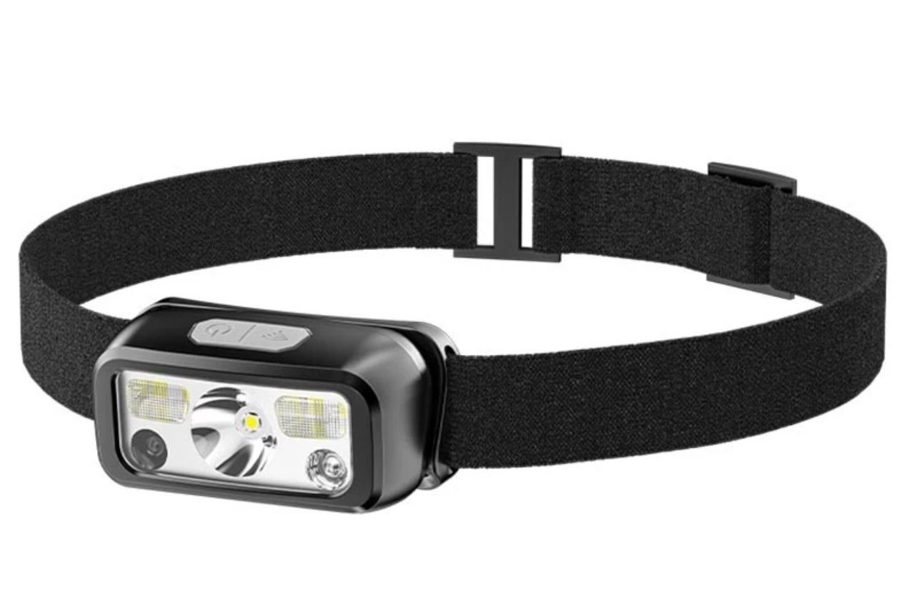 SmillingShark head lamp Type-C rechargeable headlight 6mode White/Red light Strong Head Torch light lightweight waterproof