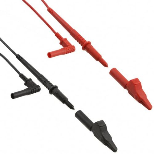 Fluke PPRB 6723 Test Lead Set W. 8-32 Threaded Tips And 300v Cat Ii Screw-on Alligator