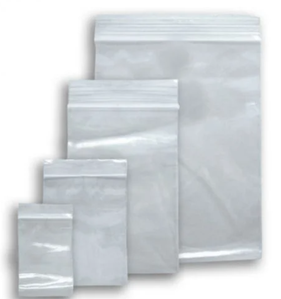NA LDPE Clear Zipper Bag (100pcs)