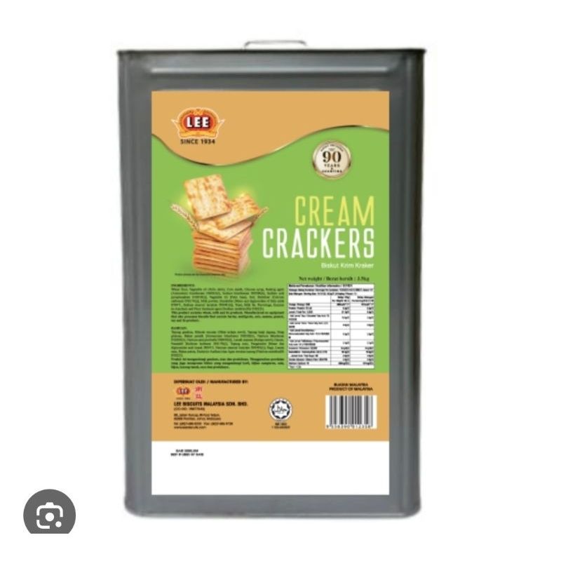 Lee Cream Crackers 3.5kg (Tin)