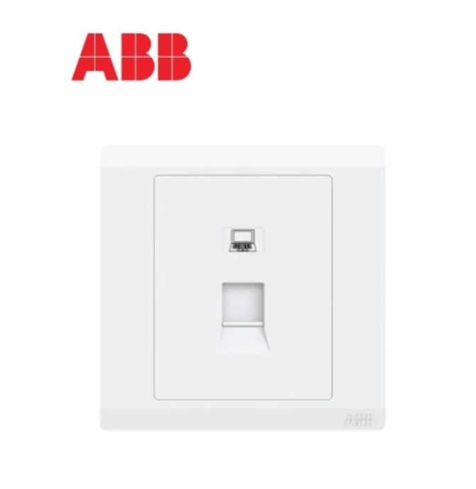 ABB INORA 1 GANG DATA OUTLET RJ45 CAT.5E / WHITE (BL331)