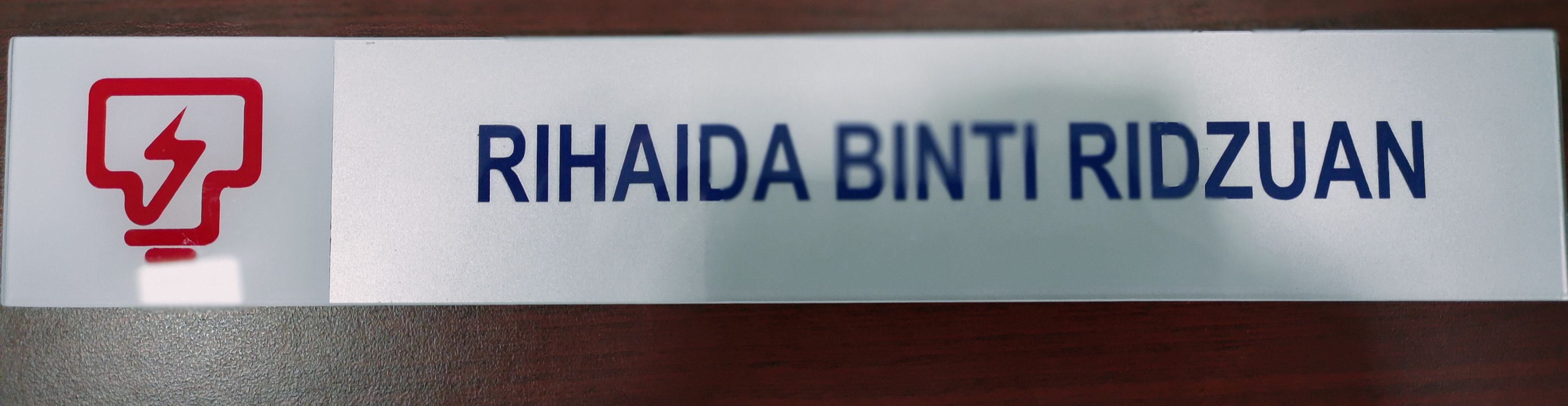 Door plate Plastic Door Name Plate 2"x 12"