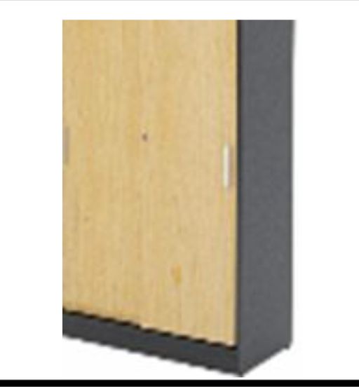 Apex Wooden Half Heights Cabinet - Sliding Door / office cabinet / wooden Cabinet