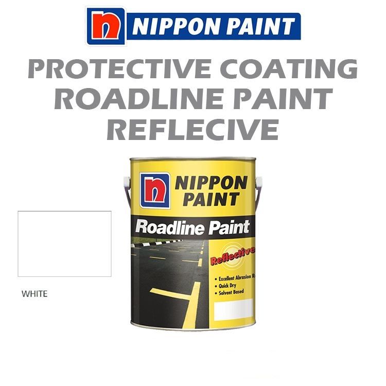 NIPPON HIGH PERFORMANCE PROTECTIVE COATING - REFLECTIVE ROADLINE PAINT - WHITE