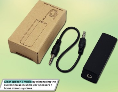 Ground Loop Noise Isolator Eliminating Audio Noise Effectively For Car Audio System Home Speaker With 3.5mm Audio