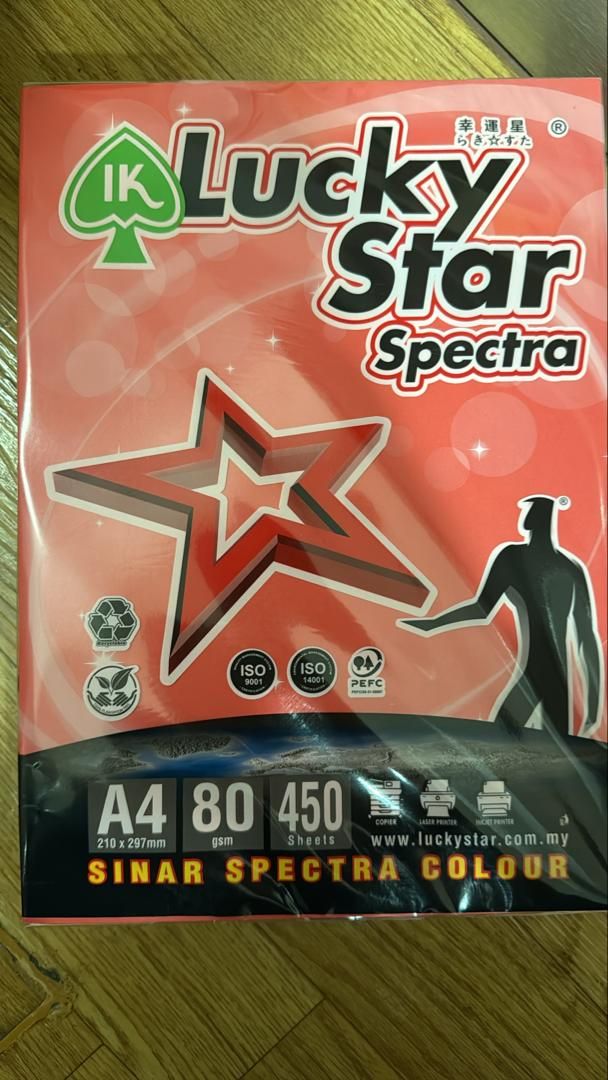 Lucky Star Spectra - Simili Paper Red CS250