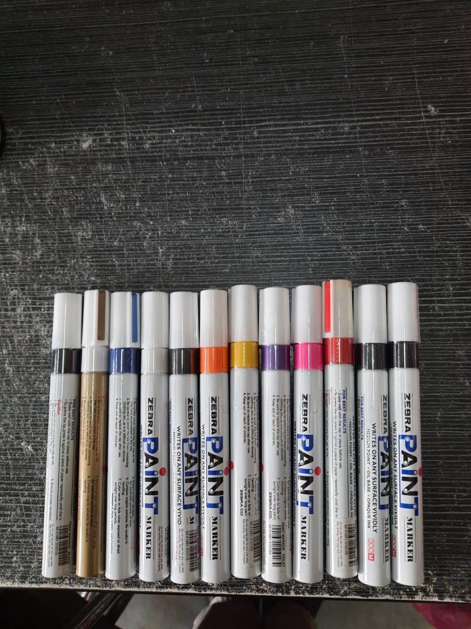 Zebra Paint Marker 1 set 12 batang