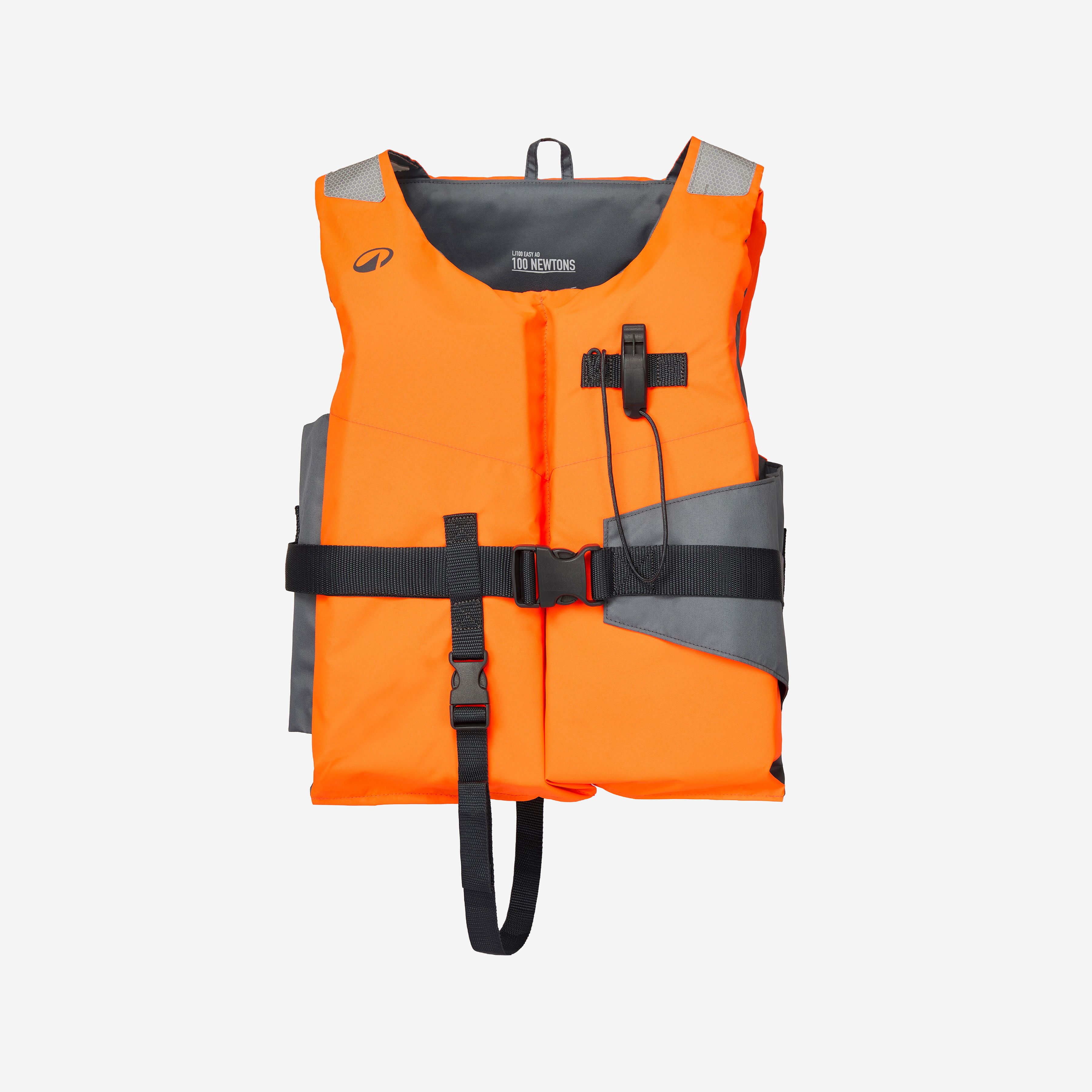Adult 100N Foam Life Jacket LJ100N Easy-Orange